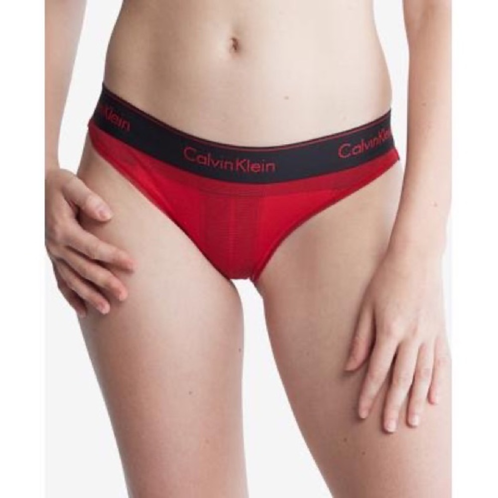 Calvin Klein Modern Cotton Bikini Panty Brt Red